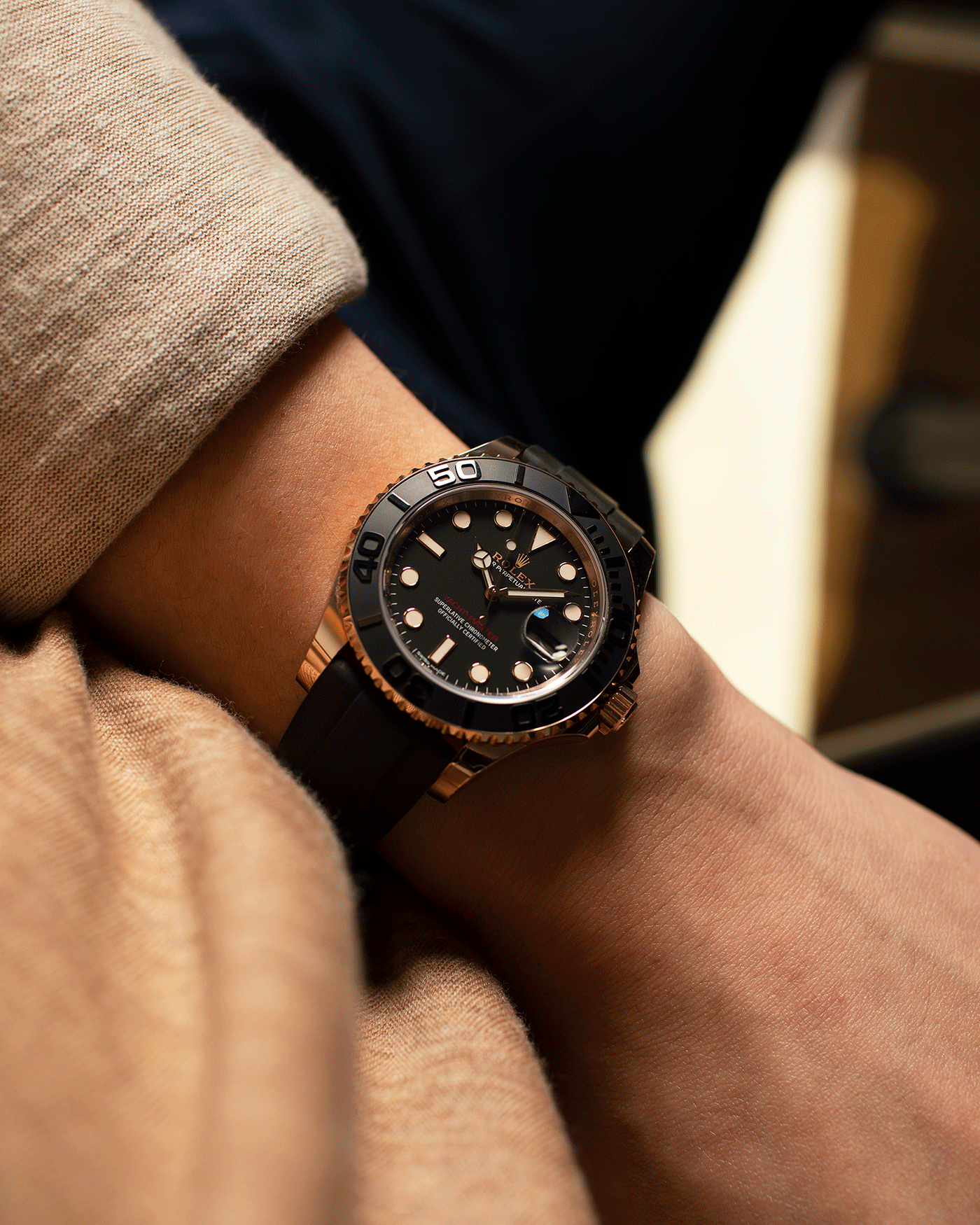 Rolex yacht master 40 oysterflex hotsell