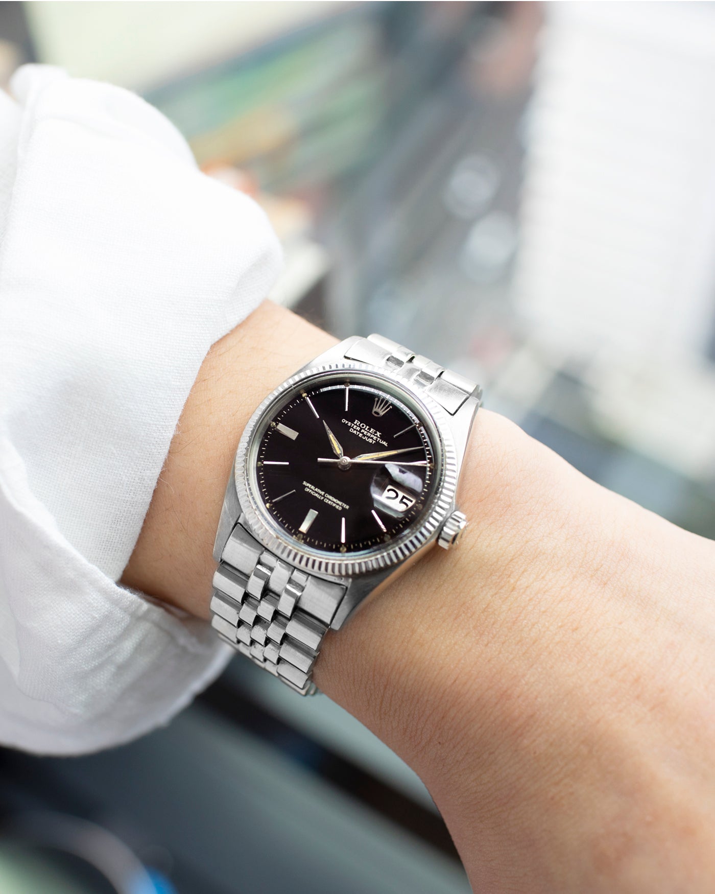 Rolex 1601 white gold store