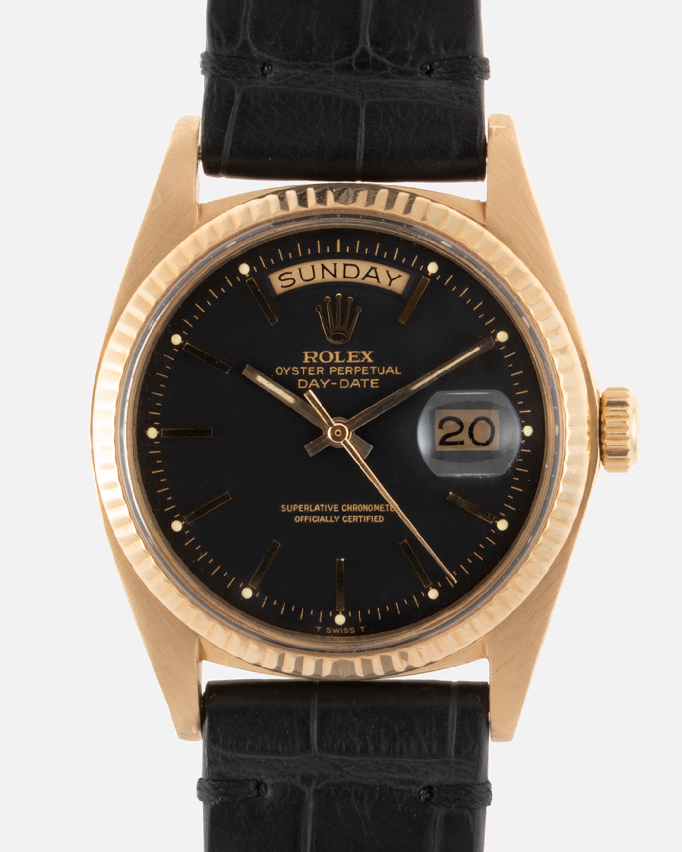 Rolex Day Date 1803 Matte Black Watch S.Song Vintage Watches For Sale S.Song Watches