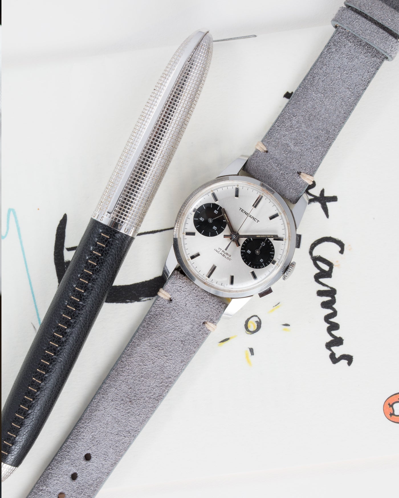 Tenexact Landeron 248 Panda Chronograph Watch | S.Song