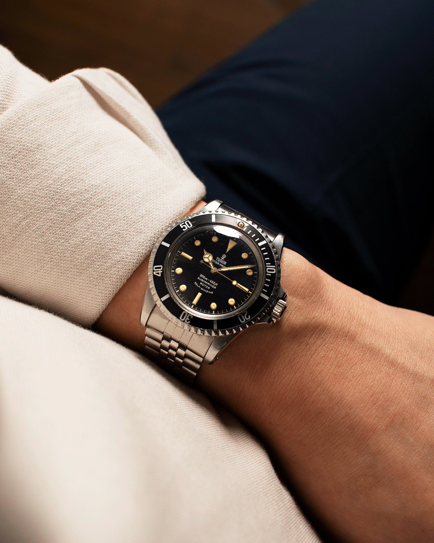 Brand: Tudor Year: 56XXXX Model: Submariner Reference Number: 7928 Serial Number: 1966 Material: Stainless Steel Movement: Cal. 390 Case Diameter: 39mm Lug Width: 20mm Bracelet: Rolex 62510H Jubilee with 555B End Links