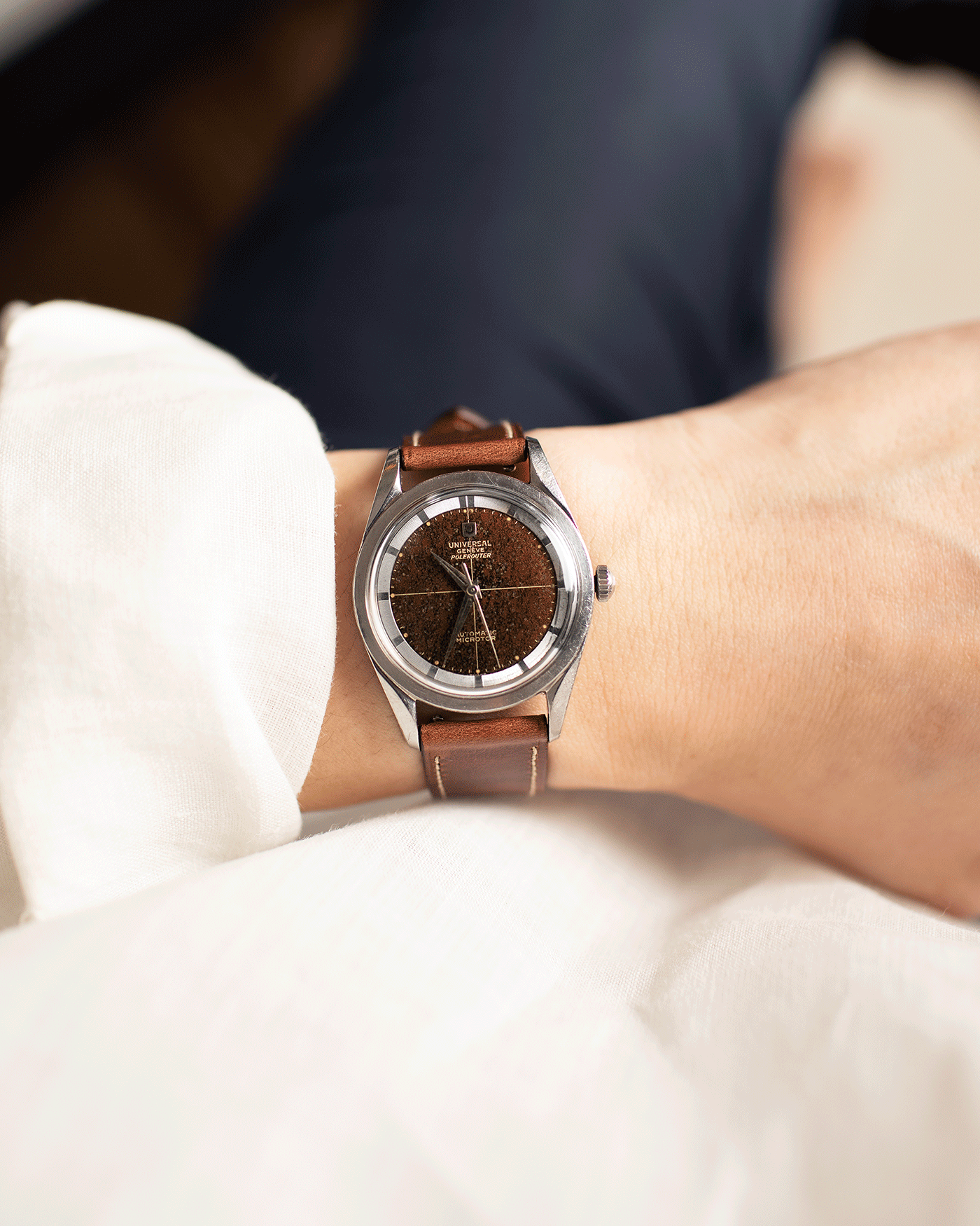 Universal Geneve Polerouter 20357-2 Vintage Watch | S.Song Vintage Watches Mark Eleven