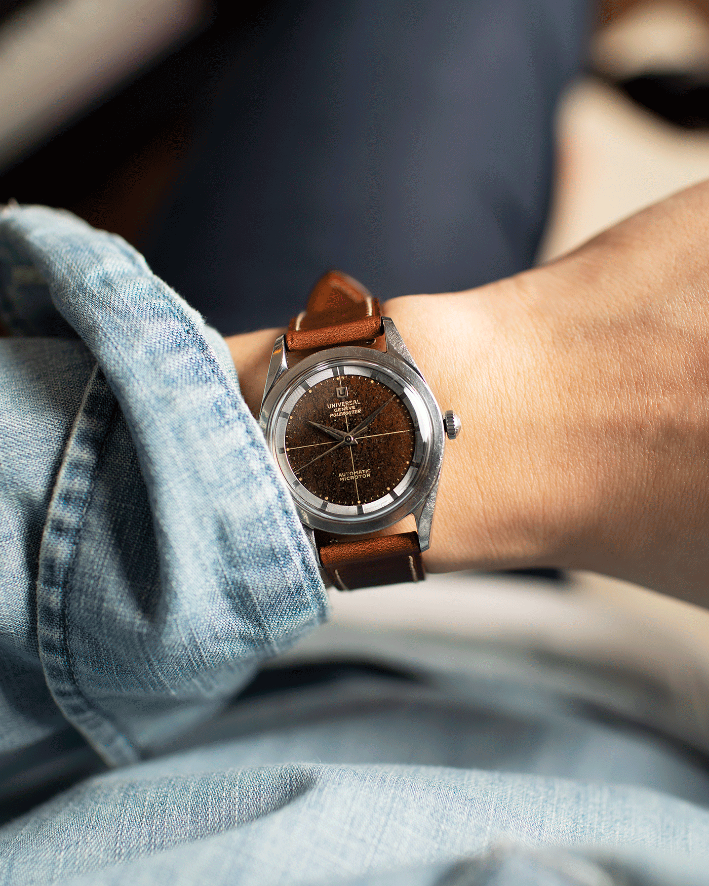 Universal Geneve Polerouter 20357-2 Vintage Watch | S.Song Vintage Watches Mark Eleven