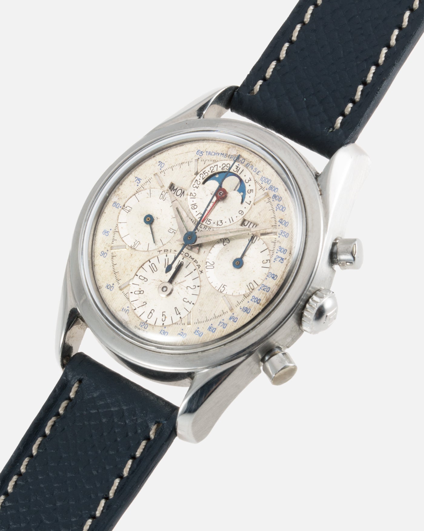 Universal Geneve Tri Compax Linen Dial