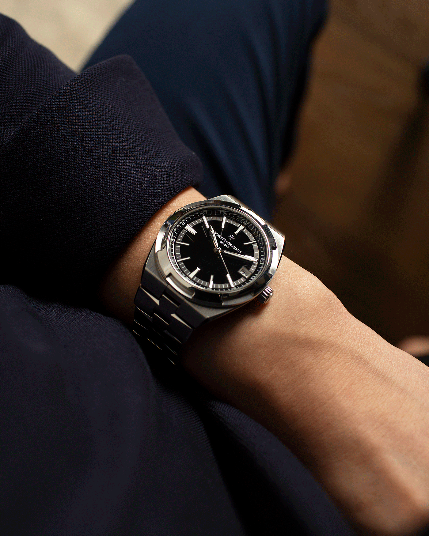 Overseas black dial best sale