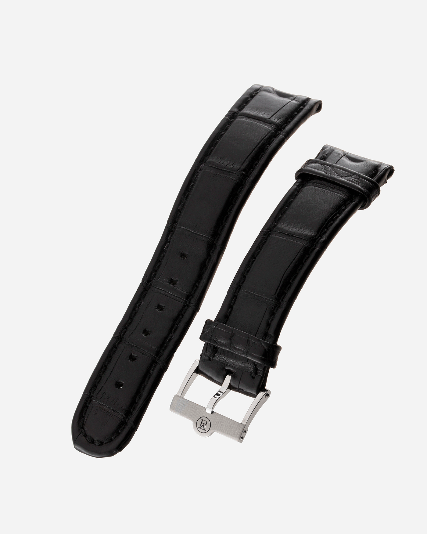 Brand: Vianney Halter Year: 2000’s Model: Classic Material: 18k White Gold Movement: Modified Lemania 8810 with mystery motor Case Diameter: 36mm Bracelet/Strap: Vianney Halter Black Alligator with matching White Gold Buckle and Navy Blue Molequin Textured Calf