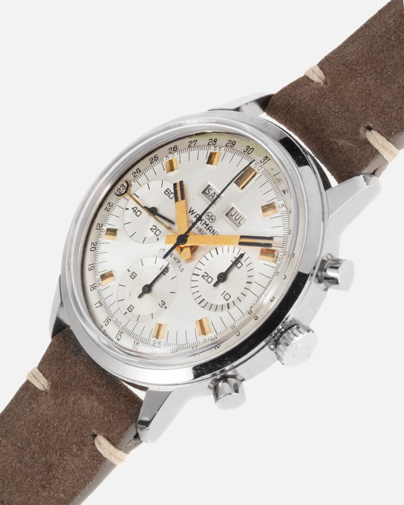 Wakmann 'Albino' Triple Calendar Chronograph
