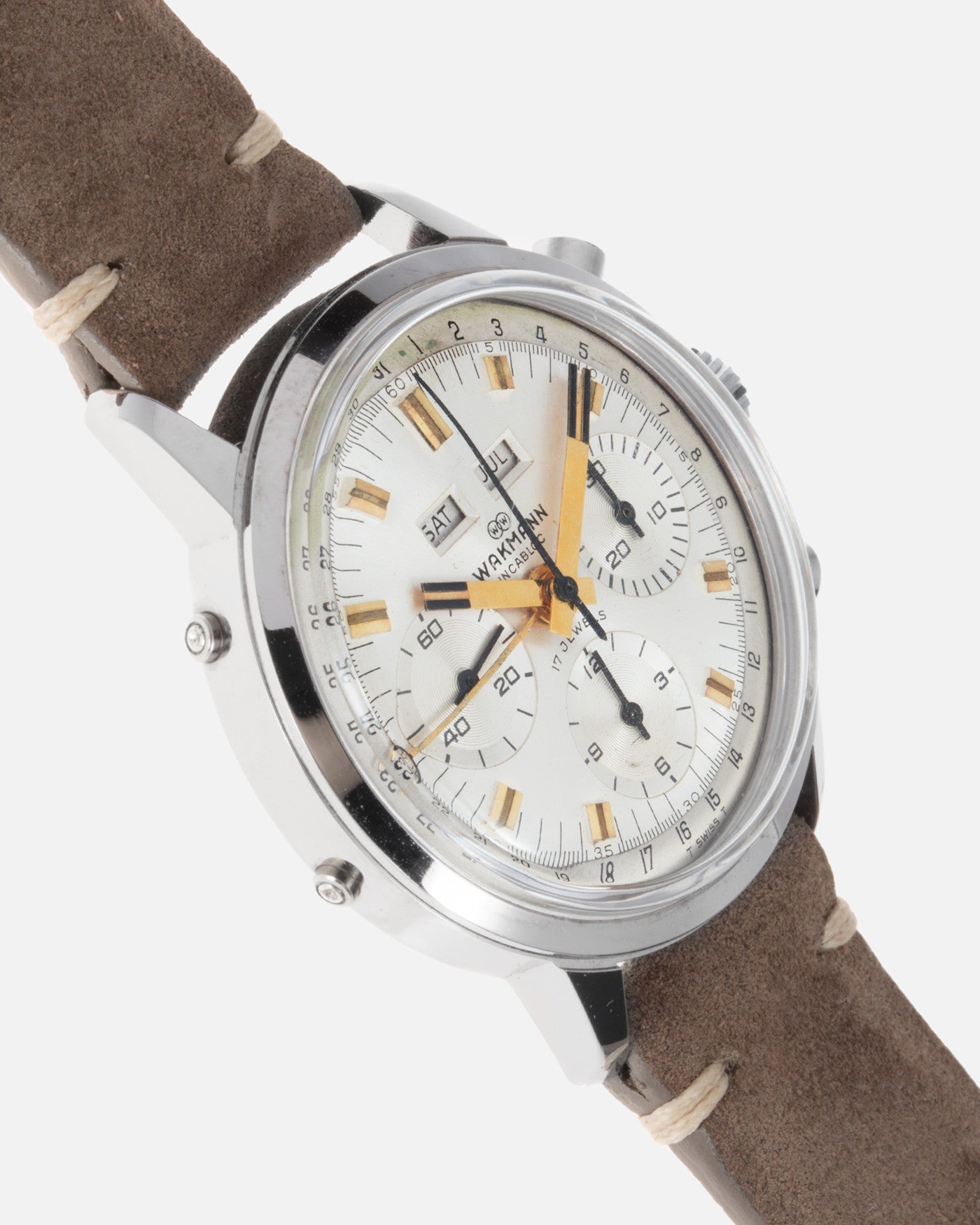 Wakmann 'Albino' Triple Calendar Chronograph