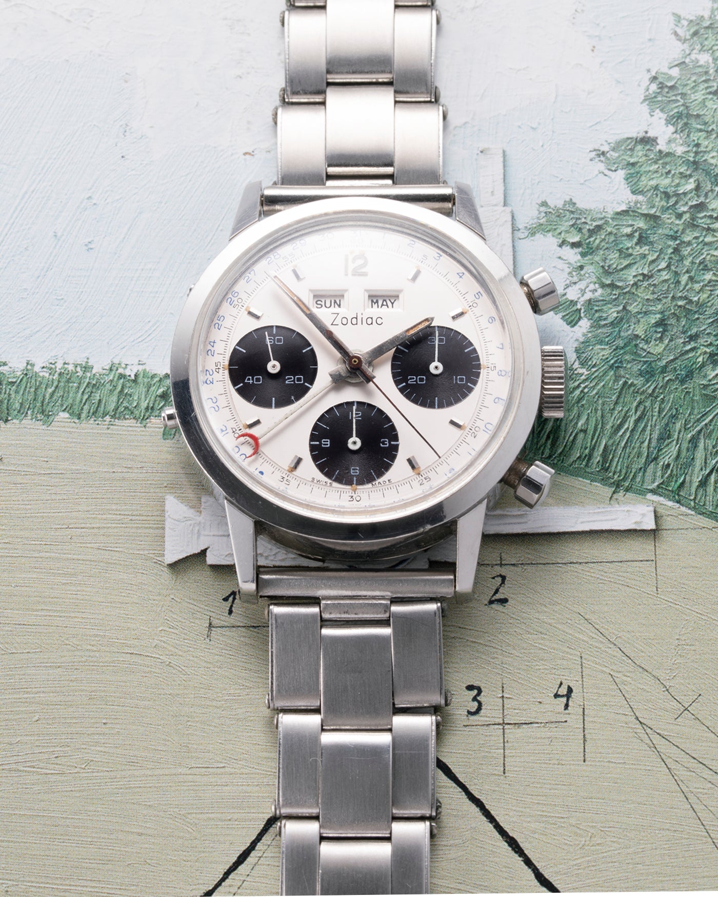 Zodiac 12 Dato Heuer 2547SN Carrera S.Song Vintage Watches S.Song Watches
