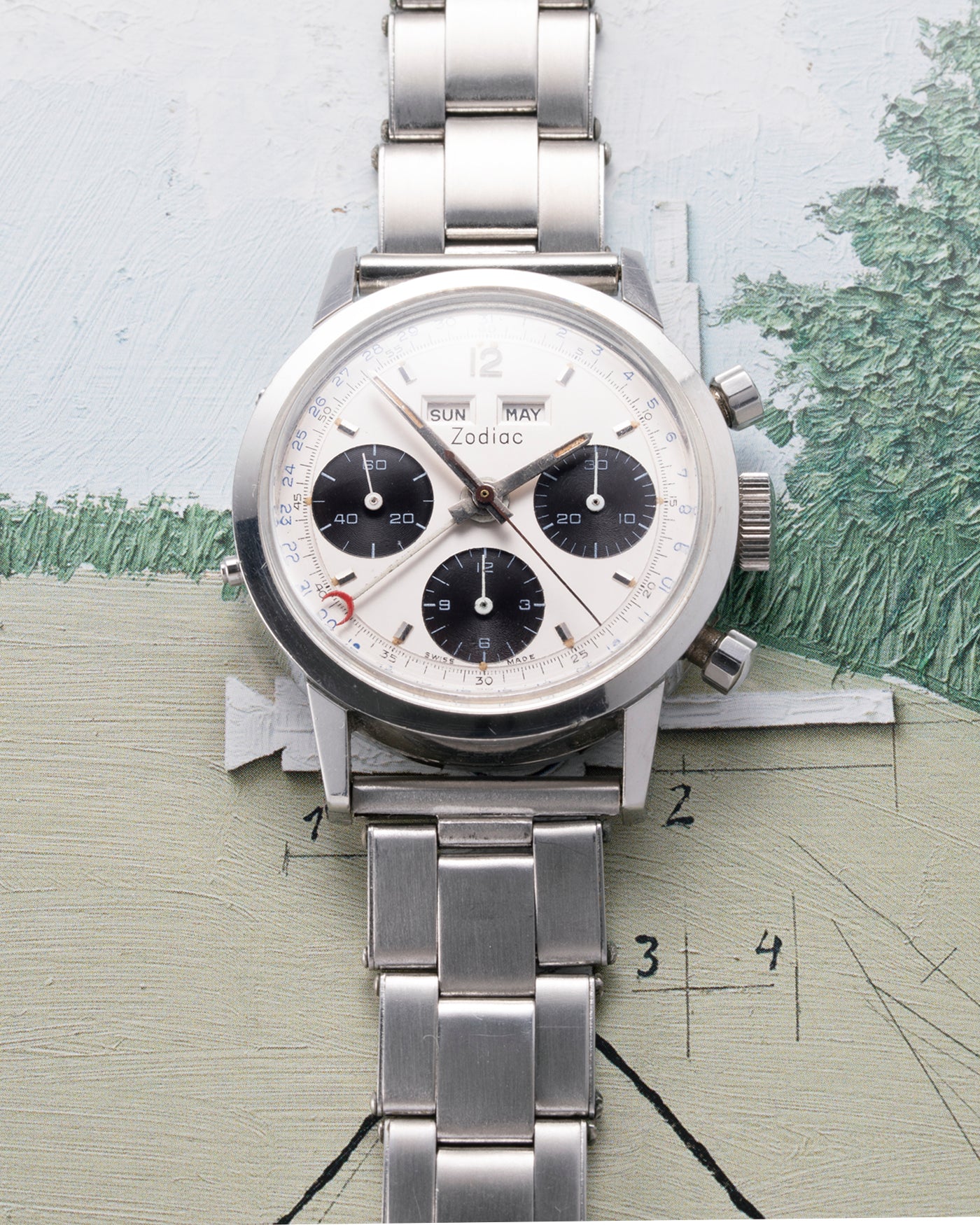 Zodiac 'Heuer' Carrera 12 Dato 2547SN