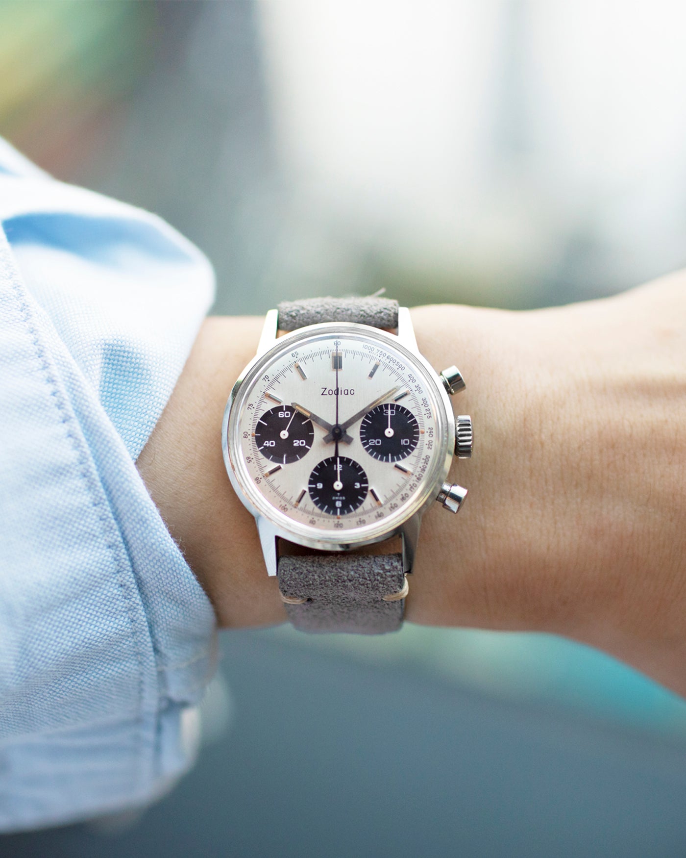 Zodiac Panda Chronograph