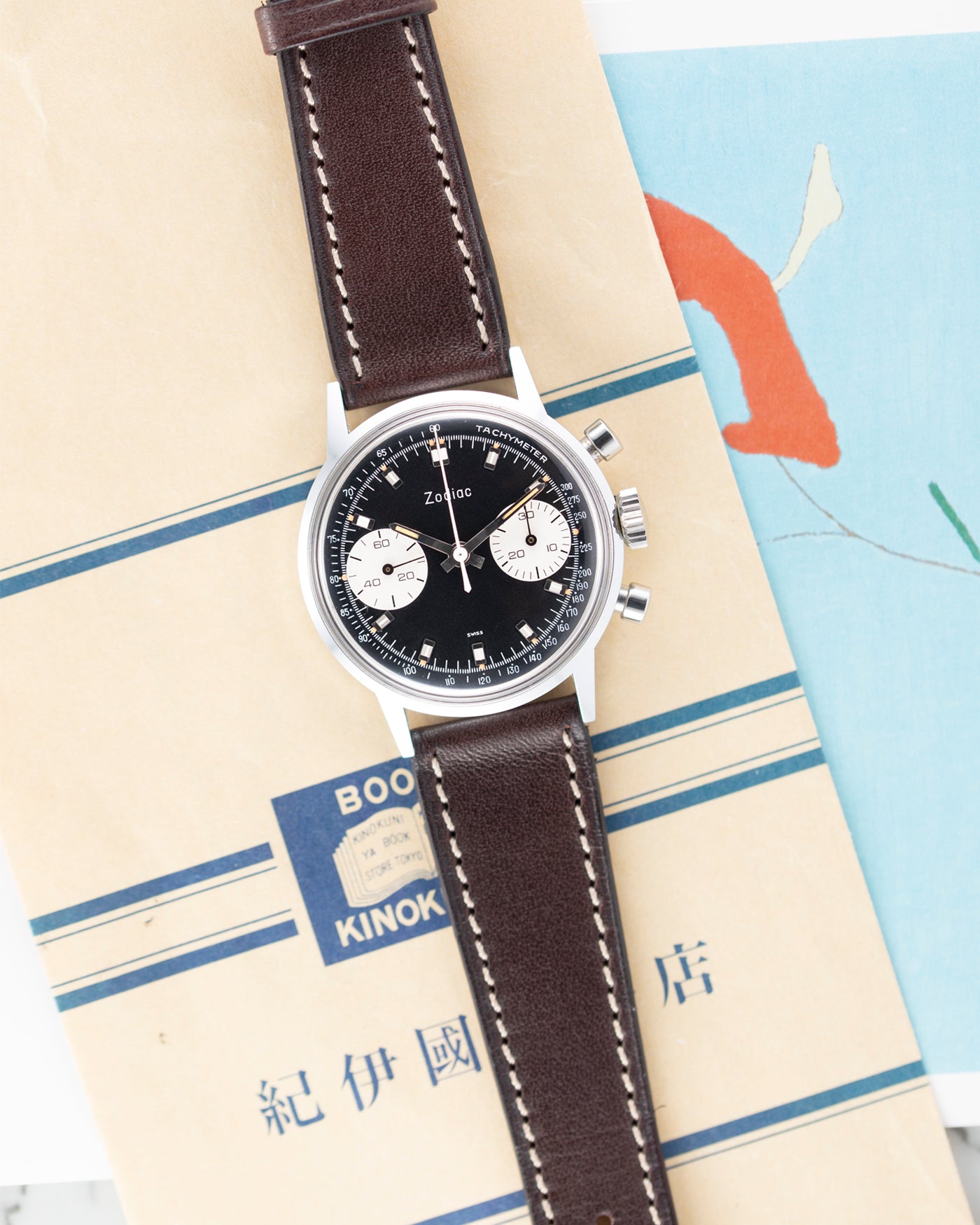 Zodiac Reverse Panda Chronograph